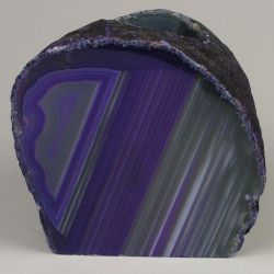 Svícen achát fialový