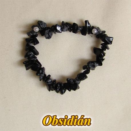 Náramek - obsidián