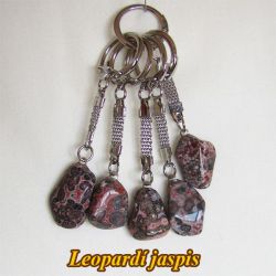 Přívěsek ke klíčům - leopardí jaspis 