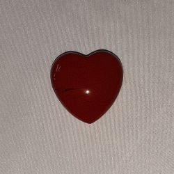 Srdce červený jaspis