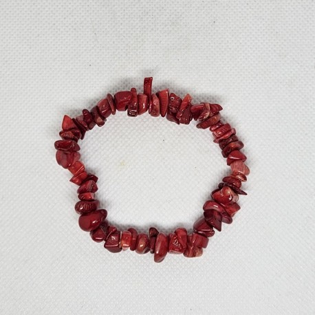 Náramek - červený korál